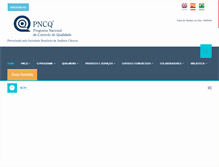 Tablet Screenshot of pncq.org.br